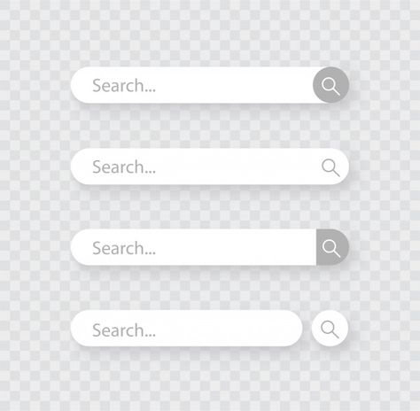 Search bar, set of search boxes with sha... | Premium Vector #Freepik #vector #button Buttons For Website, Search Png, Iphone Png, Internet Icon, Editing Inspiration, Aesthetic Template, Ui Inspiration, Ui Elements, Search Bar