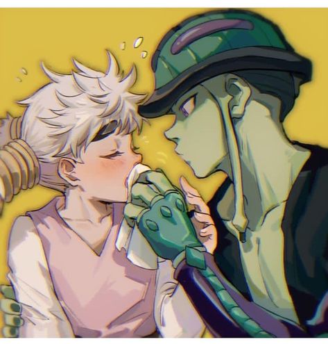 Kumogi And Meruem, Meruem Komugi, Hunter X Hunter Komugi, Blind Girl, I Love You Drawings, Anime Butterfly, Anime Crafts, Hunter Anime, Anime Love Couple