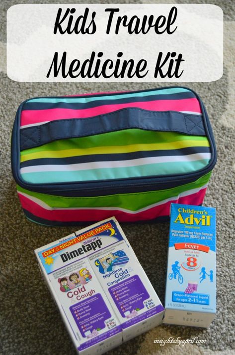 Travel Medicine Kit Diy, Travel Medicine Kit, Travel Medicine, Medicine Kit, Bath Items, Kids Fever, Medicine Organization, Kids Travel, Costa Rica Travel