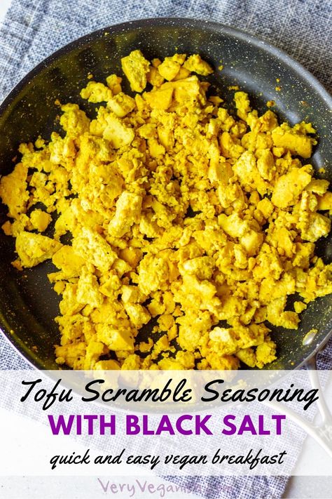 Tofu Egg Scramble, Silken Tofu Scrambled Eggs, Tofu Scrambled Eggs, Tofu Seasoning, Tofu Scramble Vegan, Tofu Breakfast, Egg Tofu, Vegan Breakfast Options, Scrambled Tofu Recipe