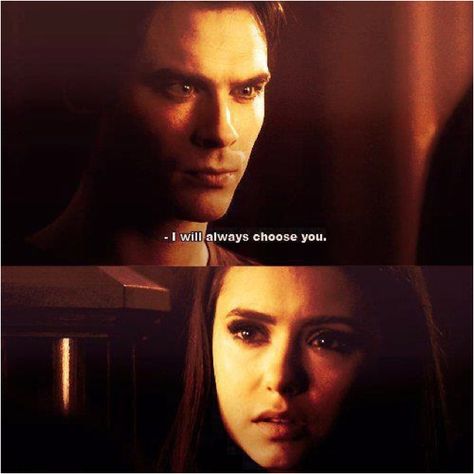 I will always choose you Elena Vampire Diaries, Niklaus Mikaelson Quotes, Damon Elena, Vampire Diary, Vampire Diaries Outfits, Vampire Diaries Memes, Vampier Diaries, The Vampire Diaries 3, Vampire Diaries Stefan