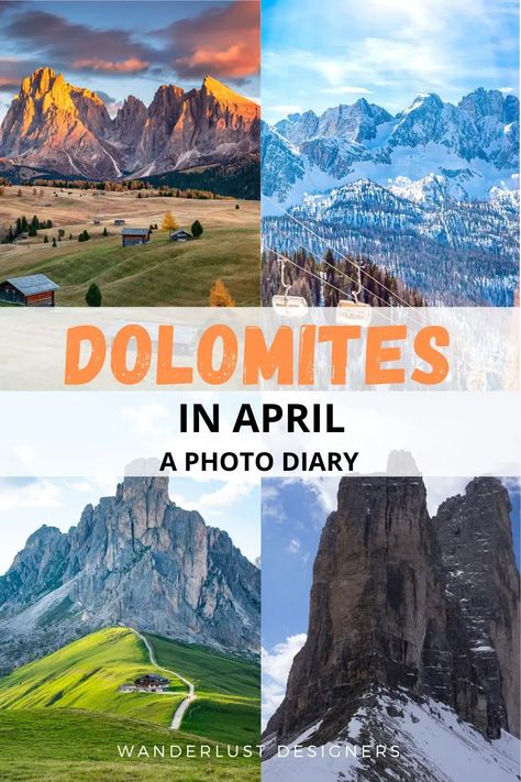 Dolomites in April | I just visited Dolomites in April - let me show you my experiences! A road trip in the Dolomites is great any time of the year, even spring when there are more limitations. My 2 days in the Dolomites itinerary has all you need to plan a trip! Italian Dolomites, Dolomites Italy, Italy Itinerary, The Dolomites, Italy Travel Tips, Italy Travel Guide, Road Trip Itinerary, Northern Italy, Best Hikes