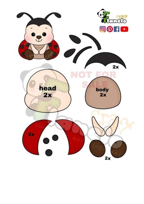 Pin de Amy Wallace em Paper crafts em 2022 | Molde boneca de feltro, Artesanatos bíblicos, Moldes de animais Amy Wallace, Decoration Creche, Felt Templates, Crafts Cute, Felt Toys Patterns, Felt Animal Patterns, Ladybug Crafts, Bug Crafts, Felt Crafts Patterns