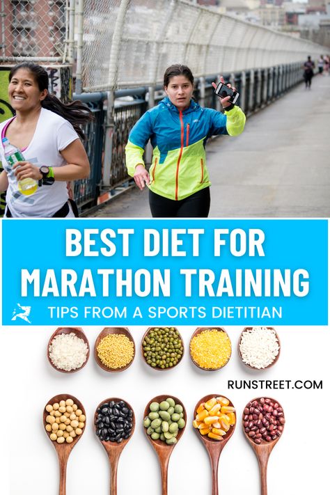 foods-marathon-training Half Marathon Training Diet Plan, Diet For Marathon Training, Half Marathon Eating Plan, Eating Plan For Runners, Nutrition For Marathon Training, Marathon Training Diet Plan, Training For A Marathon For Beginners, Marathon Meal Plan Training, Marathon Eating Plan