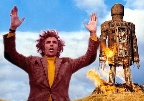 The Wicker Man Christopher Lee The Wicker Man, Wicker Man, Hammer Films, Christopher Lee, Famous Monsters, Victoria Falls, Season Of The Witch, Cult Movies, Movie Poster Art