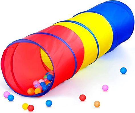 Amazon.com: PigPigPen Kids Tunnel for Toddlers, Pop Up Play Tunnel Tent for Babies or Dogs, Indoor & Outdoor Toys for Kids Backyard Playset. (Red,Yellow,Blue Play Tent) : Toys & Games Baby Tunnel, Kids Tunnel, Pop Up Tunnel, Backyard Playset, Backyard Toys, Kids Backyard, Tunnel Tent, Play Tunnel, Toddler Outdoor