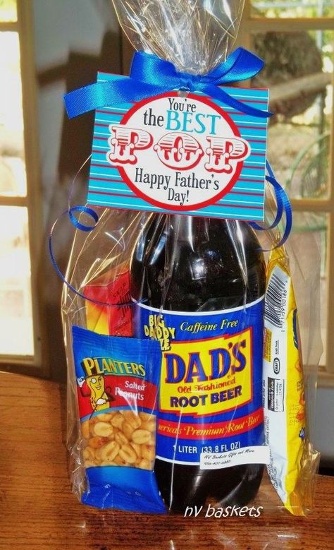 Dads Root Beer Fathers Day, Fathers Day Giveaways For Church, Father’s Day Event Ideas, Fathers Day Gifts Ideas Diy Basket, Fathers Day Theme Ideas For Church, Church Fathers Day Gift Ideas, Easy Fathers Day Gifts, Best Fathers Day Gift Ideas, Diy Father's Day Gift Baskets