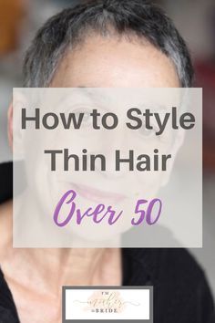 Fine Hair Tips, Dunner Wordend Haar, Hair Over 50, Hair Aesthetic, Grey Hair Styles For Women, Caramel Highlights, Hair Bangs, Look Short, Flat Hair