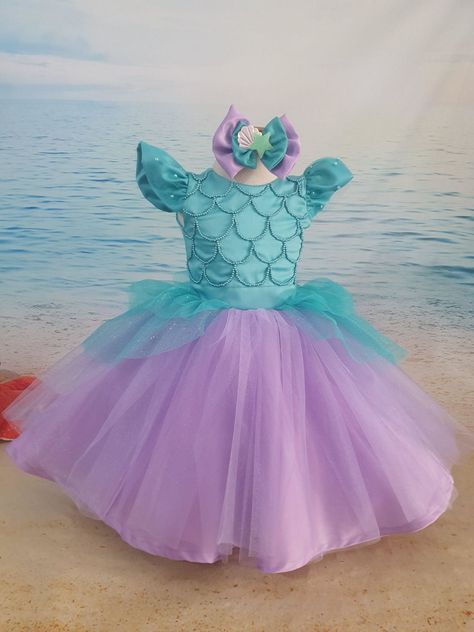 Tutu Diy, Mermaid Birthday Party Decorations, Sea Dress, Diy Tutu, Under The Sea Theme, Kids Designer Dresses, Mermaid Birthday Party, Princess Outfits, Mermaid Birthday