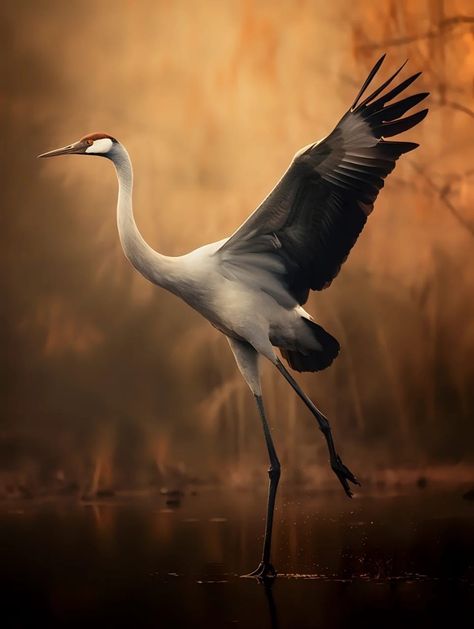 Japanese Crane Drawing, Florida Scenery, Animal Scenery, Hummingbird Art Drawing, Crane Drawing, Crane Art, Birds Photography Nature, Shadow Drawing, 3d Art Drawing