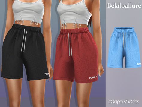 Sims4 Cc Athletic, Sims 4 Cc High Waisted Shorts, Sims 4 High Waisted Shorts, Alpha Clothes Sims 4, Sims 4 Cc Pants Shorts, Sims 4 Cc Clothes Female Shorts, Sims 4 Female Shorts, Sims 4 Cc Female Shorts, Belaloallure Sims 4 Cc