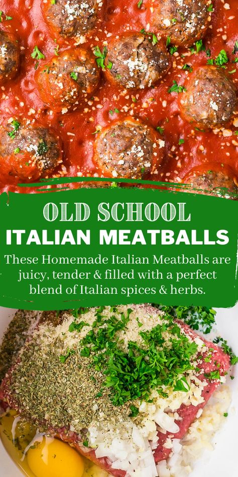 Ground Beef Meatball Recipes Easy, Meatball Recipes No Cheese, Meatball Recipes Healthy Ground Beef, Delicious Meatballs Recipes, How To Make Italian Meatballs, Meat For A Crowd Parties, Best Italian Meatballs Homemade, All Beef Meatball Recipes, Copycat Meatballs