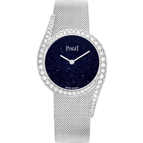 Piaget White Gold Diamond Automatic Watch G0A47162 Piaget Watch Women, Piaget Watch, Gold Diamond Watch, Diamond Watches Women, Gold Diamond Watches, Blue Aventurine, Skeleton Watches, White Gold Set, Watch Women