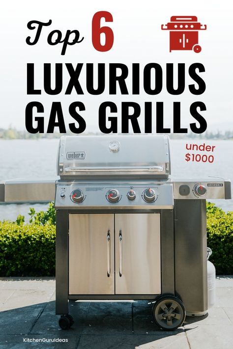 Grill like a backyard king with one of these 6 best gas grills under a grand. In this list, there are both propane grills and natural gas grills. Read their in-depth reviews for specs, features, and video overview. Clean Grill Grates, Best Gas Grills, Grilling Guide, Grill Cleaning, Best Charcoal Grill, Kamado Grill, Best Charcoal, Natural Gas Grill, Camping Grill