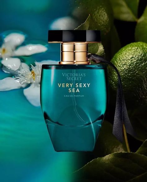 Victoria’s Secret Very Sexy Sea perfume bottle Sea Perfume, Kelly Gale, Fragrance Campaign, Fragrance Ad, Spring Scents, Long Lasting Perfume, Victoria Secret Perfume, Perfume Lover, Acai Berry