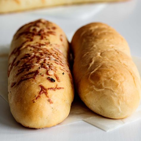 Submarine Bun Recipe, Deli Roll Recipe, Sub Buns Recipe, Submarine Bread Recipe, Subway Bread Recipe, Deli Bread, Sub Roll Recipe, Deli Roll, Recipe Deli