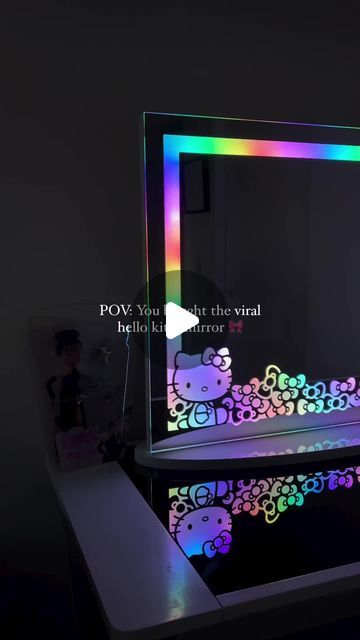 6,220 likes, 65 comments - impressionsvanity on March 11, 2024: "We've all been waiting for this! The Hello Kitty® RGB Plus Bow Vanity Mirror is the perfect vanity mirror for all your needs! Featuring ..." Hello Kitty Mirror, Impressions Vanity, Hello Kitty Collection, Interior Ideas, Vanity Mirror, House Interior, Hello Kitty, Vanity, Kitty