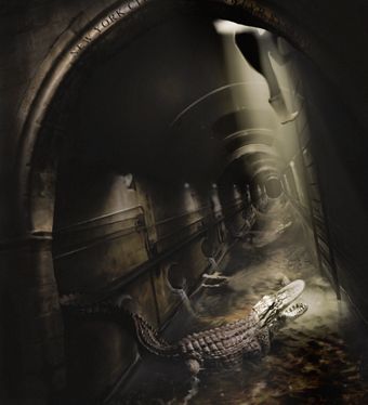 Alligators in Sewers Scary Legends, Alligator Costume, Alligators Art, Urban Legend, Legends And Myths, Guys And Dolls, Urban Legends, World Cultures, Mythical Creatures