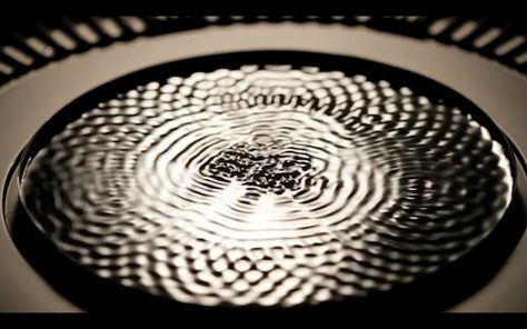 Posted on August 16, 2015        Today we celebrate the Father of Cymatics.     Perhaps you are unfamiliar with cymatics. I read one defini... Cymatic Patterns, Cymatic Art, Cloud Garden, Maths In Nature, Home Yoga Room, Alien Spacecraft, Sound Art, Ancient Aliens, Water Waves