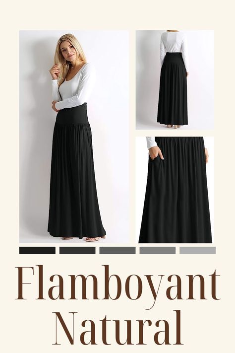 Skirts for Women Ankle Length Skirt Casual Long Skirt High Waisted Maxi Skirt Reg and Plus Size Skirt Long Skirt perfect for flamboyant natural kibbe body types Casual Long Skirt, Plus Size Long Skirts, Natural Kibbe, Long Skirt Casual, Flamboyant Natural, Plus Size Skirt, High Waisted Maxi Skirt, Ankle Length Skirt, Skirt Casual