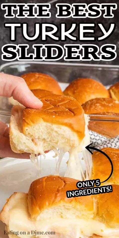 These quick and easy Hawaiian turkey and cheese sliders are the best for feeding a crowd! Hawaiian roll turkey sliders are our go to recipe for party food! Healthy Hawaiian Roll Sliders, Hawaiian Roll Sliders Turkey And Cheese, Turkey Hawaiian Roll Sliders, Hawaiian Roll Sliders Turkey, Turkey Sandwich Sliders, Band Snacks, Turkey Sliders On Hawaiian Rolls, Turkey And Cheese Sliders, Hawaiian Roll Turkey Sliders