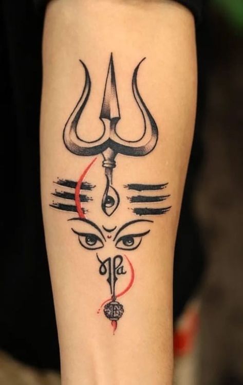 Durga Maa Tattoo, Goddess Tattoos, Durgamma Photos, Sanathana Dharma, Hindu Tattoos, Mahadev Tattoo, Mama Tattoo, Childhood Photography, Infinity Tattoo Designs