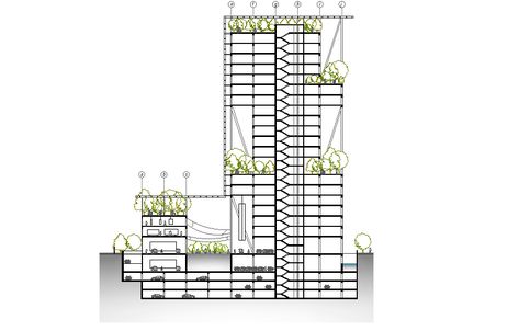 The architecture hotel building section drawing shows 5 basement floors and 20-floor level building model design standard staircase, RCC slab and centre line detail. this is high rise building section view detail in dwg file. Thanks for downloading the file and another CAD program from the cadbull.com website.
#architecture #Autocadfile #hotel #DWGFile #caddrawing #cadbullfreehouseplan Hotel Section Architecture, Standard Staircase, Edit App, Basement Floors, Section Drawing, Building Layout, Types Of Architecture, Building Model, Free House Plans