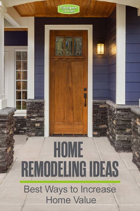 Home Remodeling Ideas: Best Ways to Increase Home Value Increase Value Of Home, Home Improvements To Increase Value, Increase Home Value, Home Remodeling Ideas, Extra Space Storage, Exposed Rafters, Home Improvement Loans, Home Improvement Store, House Extensions