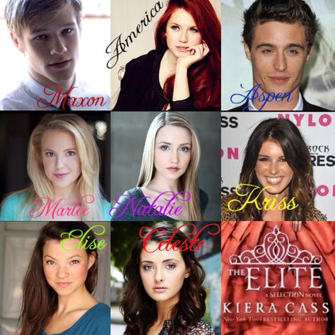 The Selection: Cast Ideas!! Hope they come out with a movie!!! The Elite Kiera Cass, The Selection Movie, Kiera Cass Books, The Selection Book, Maxon Schreave, Selection Series, Kiera Cass, Forever Book, The Best Series Ever