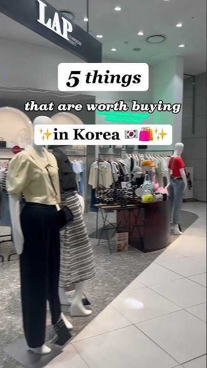 5 Things WORTH buying in KOREA 🛍️🇰🇷 What To Buy In Korea, Korean Clothing Brands, Korea Shopping, Seoul Travel, Korean Stuff, Build A Camper Van, Build A Camper, Sustainable Fabrics, Korean Outfits