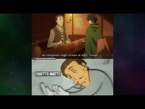 Chotto Matte, Anime Memes Funny, Anime Memes, Scream, Funny Memes, Memes, Funny, Movie Posters, Anime