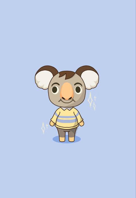 Animal Crossing Ozzie, Ozzie Animal Crossing, Animal Crossing Cute, Kk Slider, Acnh Villagers, Animal Crossing New Horizon, Animal Crossing Fan Art, Drawings Ideas, Animal Crossing Pocket Camp