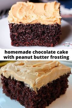 Chocolate Cake With Peanut Butter, Cake With Peanut Butter Frosting, Peanut Butter Icing, Chocolate Desserts Cake, Homemade Chocolate Cake, Butter Icing, Peanut Butter Frosting, Low Carb Dessert, Butter Frosting