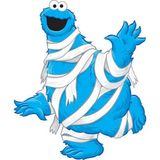 Sesame Street Halloween Party, Halloween Sesame Street, Cookie Monster Halloween, Monster Cookies Halloween, Wonder Man, Sesame Street Cookie Monster, Monster Halloween, Halloween Clips, Halloween Mummy