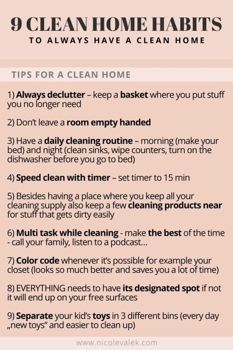 clean home habits for lazy people Home Habits, Housekeeping Tips, House Cleaning Checklist, Diy Cleaning Hacks, Speed Cleaning, Lazy People, Tidy Kitchen, Clean Sink, Dirty Work