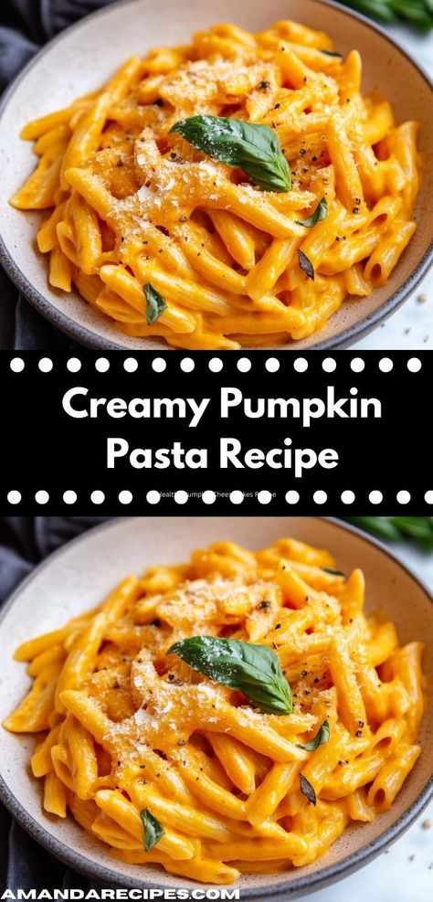 Looking for a creamy pasta recipe? This Creamy Pumpkin Pasta Recipe is one of the best pumpkin recipes for easy dinner recipes or lunch ideas. Try this delicious pasta dish for a quick, flavorful meal. Pumpkin Rigatoni, Sour Cream Pasta, Best Pumpkin Recipes, Creamy Pumpkin Pasta, Pumpkin Pasta Recipe, Keto Sides, Creamy Pasta Recipes, Pumpkin Pasta, Delicious Pasta