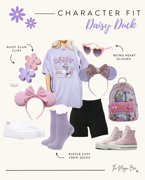 Shop Retro Daisy Duck Shirt Daisy Duck … and other curated products on LTK, the easiest way to shop everything from your favorite creators. Daisy Duck Disney Outfit, Daisy Disney Outfit, Daisy Duck Makeup, Stitch Disney Outfit, Disney Outfit Inspo Summer, Disney Outfits Spring, Daisy Duck Outfit, Matching Disney Outfits, Disneybound Outfits Casual