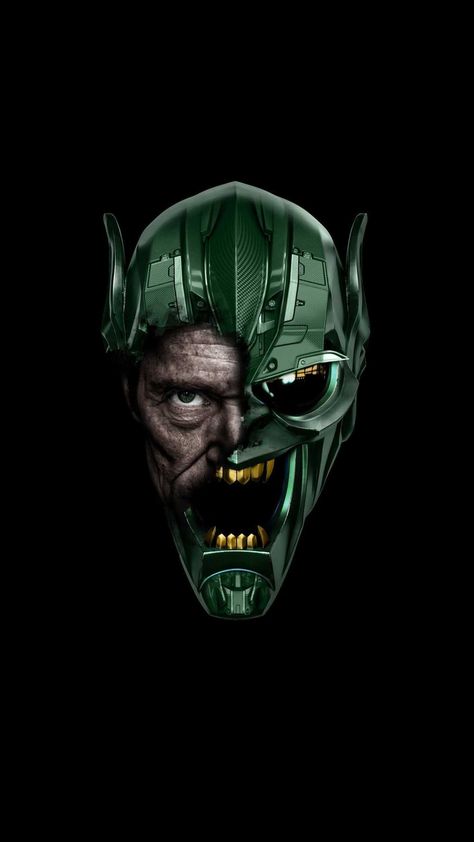 Green Goblin Wallpaper, Green Goblin Art, Goblin Wallpaper, Lock Screen And Home Screen, Image Spiderman, Spaider Man, Karakter Marvel, Spider Man No Way Home, Spiderman Artwork