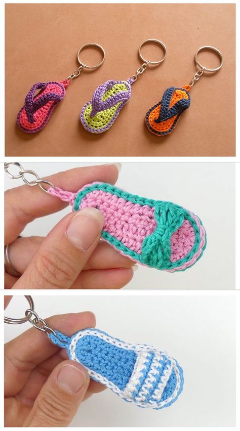 ✅⬆️Download free CLICK⬆️LINK . Crochet Flip Flop, Flip Flop Keychain, ميدالية مفاتيح, Crochet Flip Flops, Crochet Mini Bag, Keychain Pattern, Knitting For Beginners Blanket, Crochet Keychain Pattern, Beginner Knitting Projects Crochet Flip Flop, Flip Flop Keychain, Mini Keychains, Crochet Flip Flops, Keychain Pattern, Crochet Earrings Pattern, Crochet Keychain Pattern, Astuces Diy, Basket Pattern