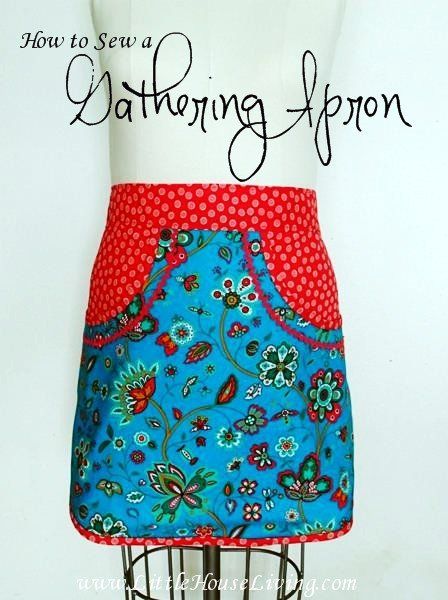 How to Sew a Gathering Apron Diy Apron Pattern, Mexican Apron, Free Apron Pattern, Gathering Apron, Apron Pattern Free, Apron Patterns, Apron Ideas, Diy Apron, Apron Pattern