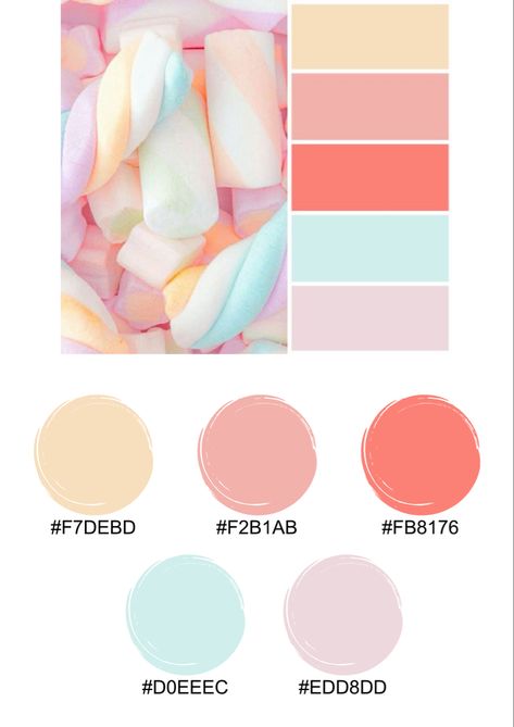 Pastel Colors Branding, Pantone Colors Pastel, Pastel Color Palette Hex Codes, Pastel Hex Codes, Aesthetic Colour Palette, In Color Balance, Flat Color Palette, Pantone Colour Palettes, Hex Color Palette