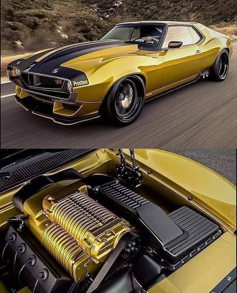 Old School Muscle Cars, Amc Javelin, Old Muscle Cars, Cars Bikes, Custom Muscle Cars, Shelby Gt500, Super Luxury Cars, Best Luxury Cars, Unique Cars