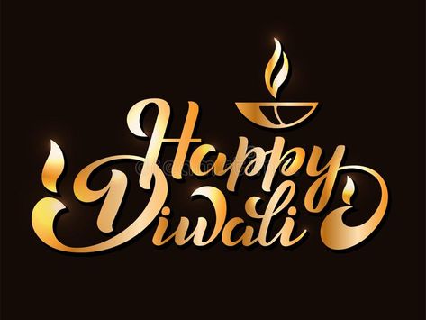 Happy Diwali Black Background, Happy Diwali Calligraphy English, Happy Diwali Logo, Happy Diwali Font, Happy Diwali Pics, Happy Diwali Calligraphy, Happy Diwali Illustration, Diwali Illustration, Calligraphy Decoration