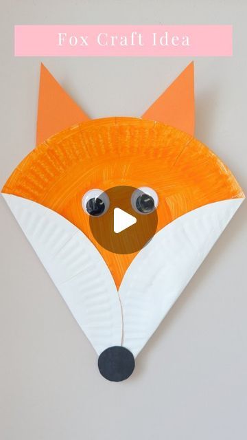 Catherine on Instagram: "Fox paper plate craft idea  You will need Paper plates  Orange paint  Googly eyes  Will you be trying this? Let me know in the comments below and as always tag me in anything you do is love to see 😊🦊🦊  Save for later and share with a friend who would love this.  #craftingwithkids #paperplatecrafts #papercrafts #imaginativeplay #diykidscrafts #crafttime #craftingideas #diycrafts #easycraftsforkids #ideasforkids #easycrafts #kidscrafts #makecreateplay #kidfriendlycrafts" Orange Paper Plate Craft, Paper Plate Craft, Fox Crafts, Art Connection, Kid Friendly Crafts, Orange Paper, Paper Plate Crafts, Orange Paint, Googly Eyes