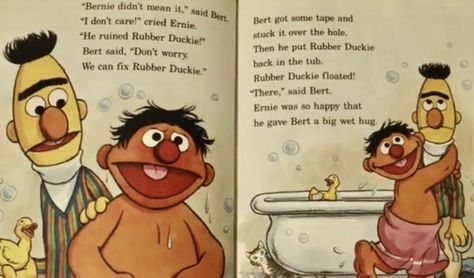 bert and ernie, sesame street book Bernie And Ernie, Ernie X Bert, Bert X Ernie Fanart, Bert And Ernie Fanart, Ernie And Burt, Sesame Street Fanart, Bert X Ernie, Sesame Street Bert And Ernie, Sesame Street Art