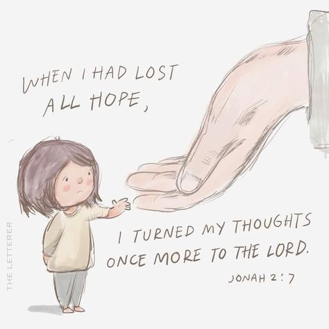 Lost All Hope, Christian Cartoons, Bible Illustrations, Trust In The Lord, Ayat Alkitab, Bible Motivation, Christian Bible Quotes, Jesus Is Life, Inspirational Bible Quotes