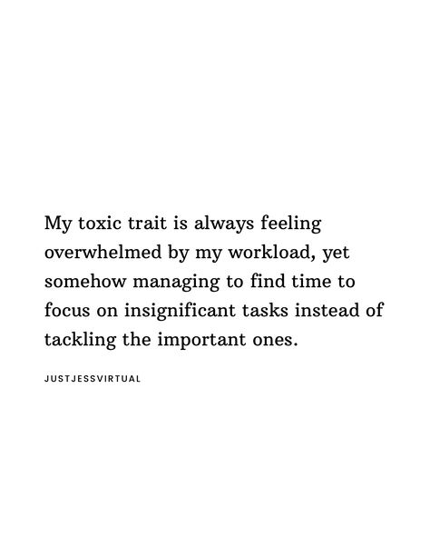 Usually involving some form of rearrangement that makes no impact to my life in any form, but I feel good about it 🤌🏽😏 Is this you? Be honest 👀 . . . #toxictrait #quote #honesty #overwhelmed #workload #outsource #workwithme Really Good Quotes, I Can Not, I Feel Good, Virtual Assistant, Quotes Deep, Meaningful Quotes, Feel Good, Best Quotes, Feelings