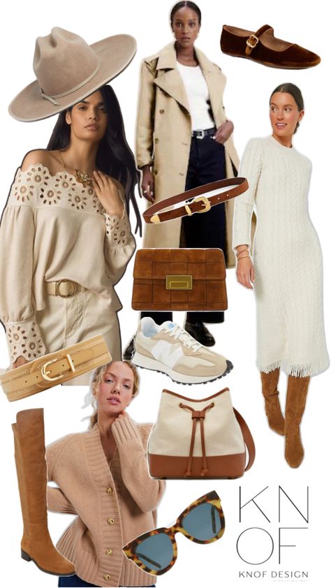 Natural and neutral looks for fall 2024! Shop cream cashmeres, tan sweaters brown suede boots, belts, hats and all things Autumnal!! 🍂🍁 Embrace the beauty of understated elegance with these neutral fall looks! From beige and camel tones to soft creams and earthy hues, discover effortless outfit ideas perfect for any autumn occasion. Find layering inspiration, cozy textures, and minimalist styles that never go out of fashion. #FallFashion2024 #MinimalistStyle #AutumnNeutrals #TimelessFashion Fun Fall Outfits, Layering Inspiration, Tan Sweaters, Sweaters Brown, Fall Fashion Staples, Beachy Chic, Earthy Hues, Sunday Style, Brown Suede Boots