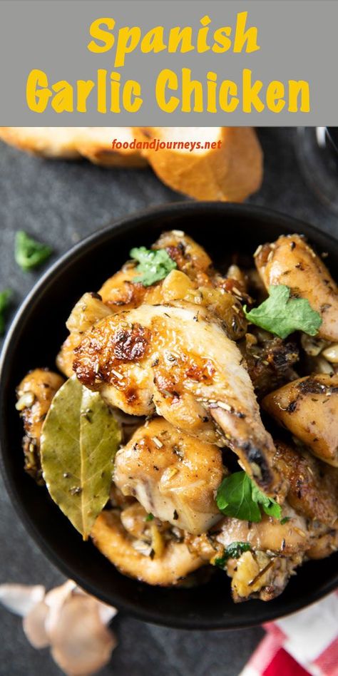 Spanish Chicken Recipes, Authentic Spanish Recipes, Traditional Spanish Dishes, Chicken Pollo, Spanish Chicken, Spanish Foods, Organic Cooking, Tapas Recipes, Spain Food