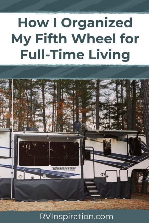 5th Wheel Bedroom Storage, Fifth Wheel Storage Hacks, Fifth Wheel Camper Hacks, Fifth Wheel Organization Ideas, Living In Travel Trailer Full Time, 5th Wheel Organization Ideas, Full Time Rv Living Hacks Diy, Rv Ikea Hacks, Rv Full Time Living 5th Wheels